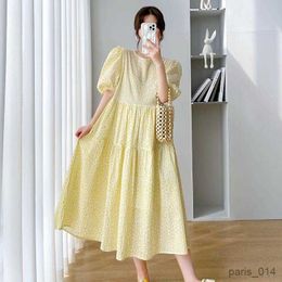 Maternity Dresses Maternity Long Dress Summer Short Sleeved Clothes for Pregnant Women Pregnancy Breastfeeding Dress