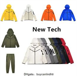 tech hoodies new Colour sportswear full zip pant tracksuit set tech fleeces techfleeces sports pants mens designer jackets space cotton Man Joggers Sweatshirts