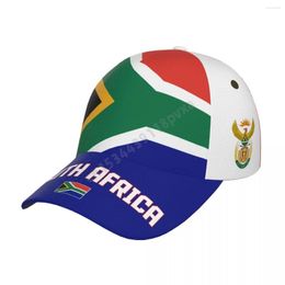 Berretti da baseball Bandiera unisex del Sud Africa Berretto da baseball per adulti Cappello patriottico per tifosi di calcio Uomini Donne