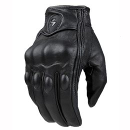 Five Fingers Gloves Motorcycle Gloves men women moto leather Carbon cycling winter gloves motorbike motorcross ATV motor 230818