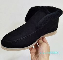 casual Shoe luxury design open walk flats Loafers Mocassin Unisex Size 35-46