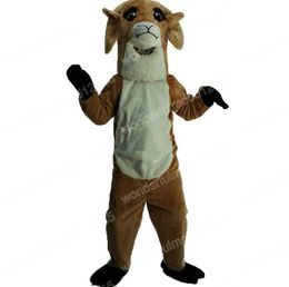 Performance Goat Mascot Costumes Carnival Hallowen Gifts Unisex Adults Fancy Games Outfit Holiday Outdoor Advertising Outfit Suit