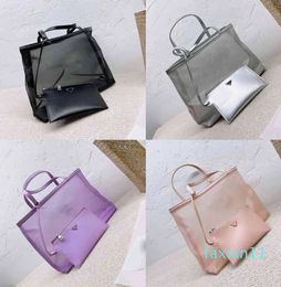 Mesh Transparent handBag Beach Wallet for Women Brand Designer Shoulder Clutch Fashion Single Messengers Purses