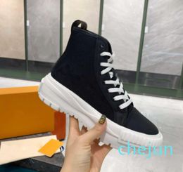 Women Designers Squad Sneaker Boots Lady High Top Chunky Casual Shoes With Box
