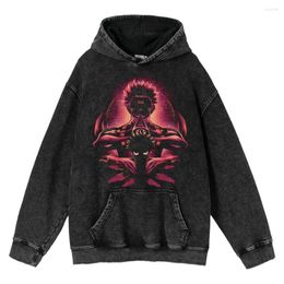 Men's Hoodies Anime Jujutsu Kaisen Hoodie Men Wome Gojo Satoru Yuji Itadori Print Vintage Sweatshirts Cotton Pullover Gothic Sweatshirt