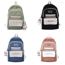 School Bags Large Capacity Bookbag Multi-Pocket Nylon Backpack Travel Rucksack Casual Daypack College Bag For Student Teenage