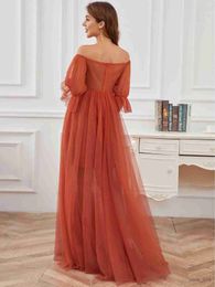 Maternity Dresses Off Shoulder Maternity Photo Dress For Pregnant Tulle Woman's Evening Dress Long Pregnancy Shooting Dress Women Photography