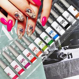 Nail Polish 12 BottlesSet Nail Art Gel Kit Lasting Base Top Fluorescent Gradient Coat Manicure DIY Unique Style 8ml*12 230919