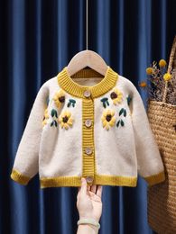 Пуловер, детская весенне-осенняя юбка принцессы, платье для малышей, модная одежда в клетку 230918