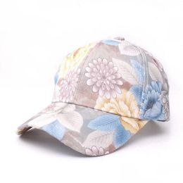 Fitted Lady Printing Baseball Caps Outdoor Exercise Sports Sun Hat Women Adjustable Golf Wholesale Drop Delivery Dhvib