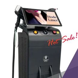 CE approved diode laser ice 755 808 1064 diode laser hair removal machine permanent titanium hair remove device