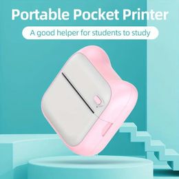 1pc Mini Photo Printer For iPhone/-Android,1000mAh Portable Thermal Photo Printer For Gift Study Notes Work Children Photo Picture Memo