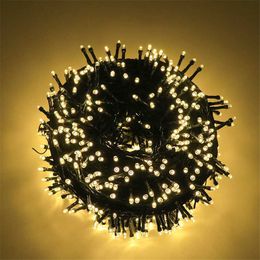 LED Strings Party New 10M 20M 30M 50M LED String Lights Outdoor Waterproof Garland Fairy Lights for Party Wedding Christmas Tree Garden Decoration HKD230919