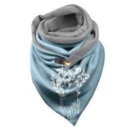 Scarves Feather Print Boho Luxury Scarves For Women Winter Shawls Wraps Winter Warm Short Scarves Fashion Wrap Winter Scarves 230818