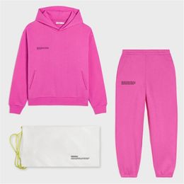 Lightweight Hooded Sweatshirts Hoodies Track Pants Joggers Women Tracksuits Two Piece Sets Sweatpants French Terry Sweatsuits 2107212y