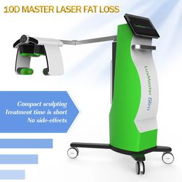 Video Manual Emerald Laser 532Nm Green Light 10D Luxmaster Laser Fat Removal For Commercial Lipolaser Slimming Machine