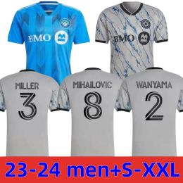 23 24 Club De Foot Montreal CF MONTREAL SOCCER JERSEYS CHOINIERE OFFOR QUIOTO IBRAHIM MILLER CAHO 2023 WATERMAN BRAULT-GUILLARD LAPPALAINEN Football Shirt