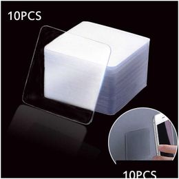 Other Home Appliances 10Pcs Waterproof Double Sided Adhesive Tapes Non-Mark Transparent Glue Stickers Washable Bathroom Decoration V Dhnzc