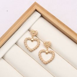 Luxury Dangle Earrings Designer Earring Gold Plated Brand Letter Jewlery Designer For Women Earrings Wedding Party Gift