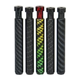 Colourful Pattern Aluminium Smoking Herb Tobacco Preroll Philtre Mouthpiece Cigarette Holder Spring Tip Catcher Taster Bat One Hitter Pipes Handpipes Dugout Tube