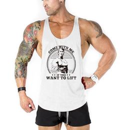 Men's Tank Tops Brand Vest Muscle Sleeveless Singlets Fashion Workout Sports Shirt Mens Bodybuilding Fitness Top Men Gym Clot172f