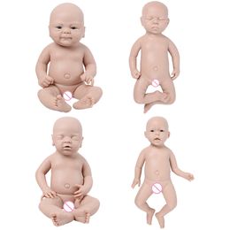 Dolls IVITA 100% Full Body Silicone Reborn Baby Doll Unpainted Unfinished Realistic Dolls Lifelike born Baby DIY Blank Toys Kit 230918