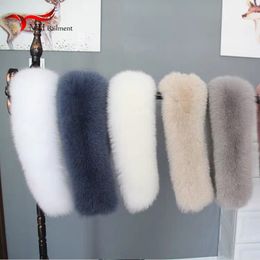 Scarve Faux Fur Collar Shawl Furry For Winter Coat Hood Decor Fake Scarf Parkas 230919