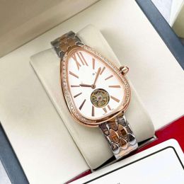 Womens Bvlgairs luxury watches Lady Women Watch Serpenti Seduttori Womens Luxury Simple and Atmospheric Hollow Two Needle Fully Automatic Mechanical Movemen BPHI
