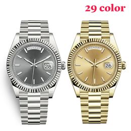 abb_watches Men's Automatic Watch 36/41mm Calendar/Date Diamond Watches Luxury Womens Day Date Watches Round Stainless steel Waterproof Sapphire Wristwatches Gift