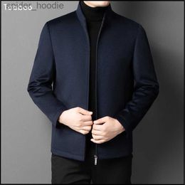 Men's Wool Blends Taoboo Brand New Men's Winter Jacket High Quality Mens Woollen Blazers Business Casual Male Coat Winter Long Parka For Gentleman L230919