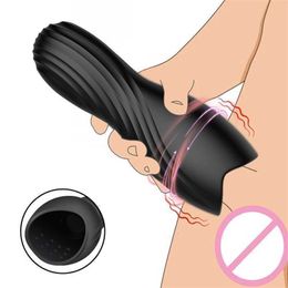 Sex Toy Massager Adult 10 Modes Penis Delay Vibrator Male Masturbator Automatic Oral Climax Ass Stimulate for Men