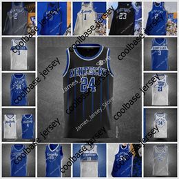 NEW College Basketball Wears NCAA Kentucky Wildcats Stitched College Basketball Jersey Custom 31 Kellan Grady 34 Oscar Tshiebwe 11 Dontaie A