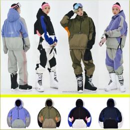 Skiing Suits Ski Set Men overall's Snowboard Wear Snow Husband Jacket Winter Pants Woman Skims Dupe Snowboarding Cloth 230918