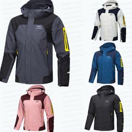 Men's Jacket Waterproof Windbreaker High Quality waterproof coats for men Brand Logo Coat Hooded Women's Windbreaker Lux274O