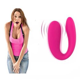 Toy Massager U-shaped Vibrating Egg Portable Wear Couple Clitoris Stimulation G-spot Vibration Adult Erotic Adults for 18