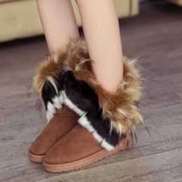 Winter Snow Boots Fashion Women's Boots Mid Calf Ladies Boots 092123