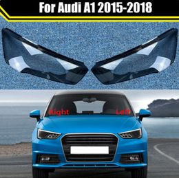 Auto Head Lamp Light Case For Audi A1 2015-2018 Car Front Headlight Lens Cover Lampshade Glass Lampcover Caps Headlamp Shell