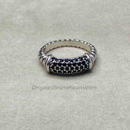 2024 Quality Fashion Jewelry Platinum Band High Ring Rings Designer Diamond Mens Black White Plated Womens