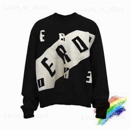 Men's Sweaters Retro ERD Sweater Men's 1 1 High Quality Sweater Patch Work Sleeve Knitted Sweater T230919