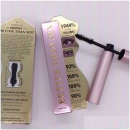 Mascara Face Cosmetic Black Color More Volume 8Ml Pink Aluminum Tube Masacara Waterproof Elongation Cring Lash Makeup Long Lasting Hig Dhhsj