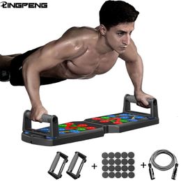 Push-Ups Stands Folding Push-up Board Multifunctional Exercise Table Portable Fitness Equipment Abdominal Enhancement Support Muscle Exercise 230919