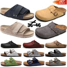 2023 Neue Designer Hausschuhe Boston Mehrere Stile verkaufen Sommer Männer Frauen Wohnungen Klassische Sandale Kork Unisex Casual Sandalen Größe 35-46