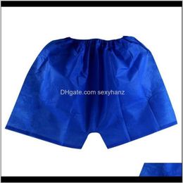 Underpants 25Pcslot Mens Boxers Nonwoven Boxer Disposable Sauna Shorts Underwear Men Mas El Spa Tourism Sxfyy Nybmi2437