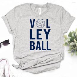 Women's T Shirts Volleyball Tee Women Y2K Designer Manga Girl 2000s Clothing