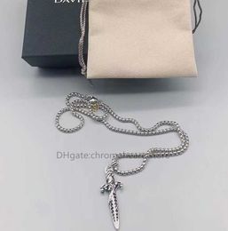 Dagger tennis chain Neo-Gothic short Necklaces Trend Retail 2024 Wholesale necklace For Men Women designers sword Pendant Necklace dainty Punk Jewellery