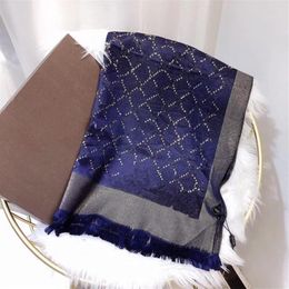 Beautiful letter gold thread woman scarves fashion scarf ladies decorative scarfs 180 70cm European style no box 696312N