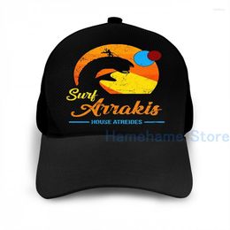 Ballkappen Mode Surf Arrakis House Atreides Basketballkappe Männer Frauen Grafikdruck Schwarz Unisex Erwachsene Hut