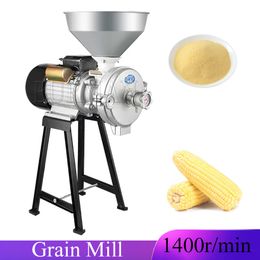Electric Mills Grain Cereals Grinder Machine For Dry Grain Soybean Corn Spice Herb Coffee Bean Wheat Rice
