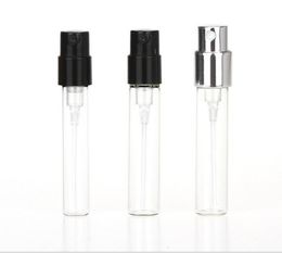 2ml Mini Glass Perfume Vials 2ml Glass BottleRefillable Sample Bottles Small Atomizer Spray Vial Containe ZZ