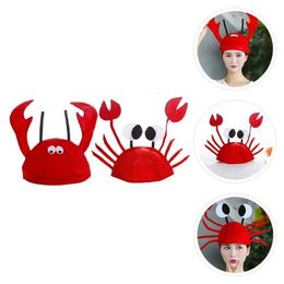 Photo Hat Lobster Costume Party Novelty Halloween Costumes Kids Performance Props Funny Hats Cloth Animals Child Stuffed Adults 230920